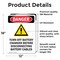 Signmission Turn Off Battery Charger, 12 in W x Rectangle, Vinyl Decal OS-2PACK-DS-D-1218-V-1593 - alternate 3